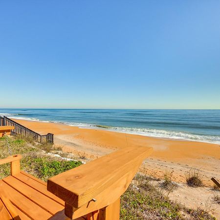 Oceanfront Oasis In Flagler Beach With Deck And Views! Exteriör bild