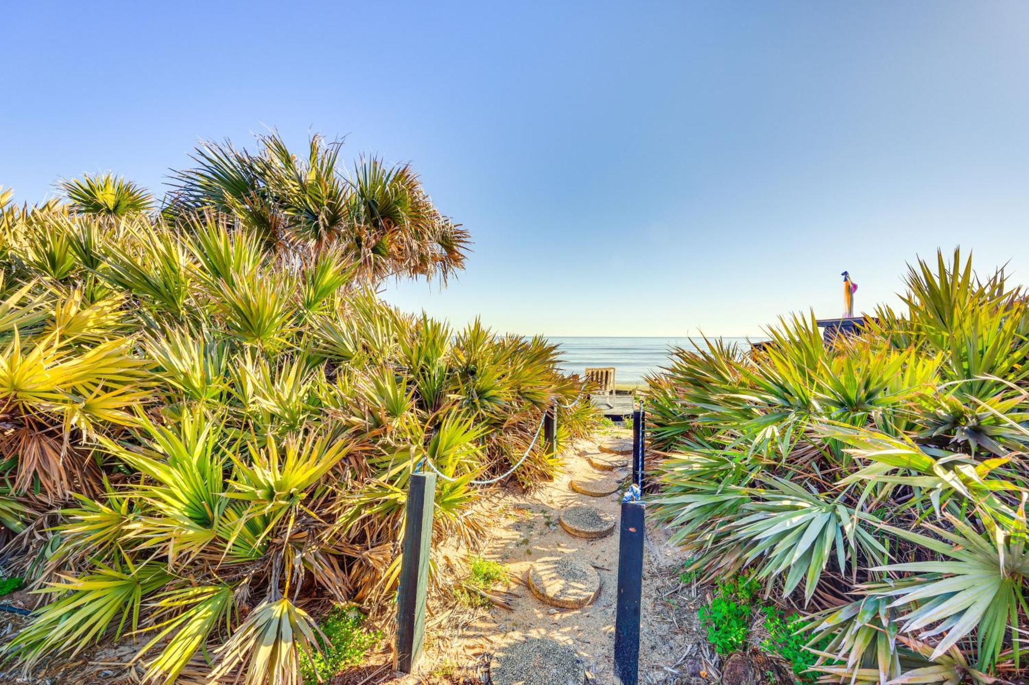 Oceanfront Oasis In Flagler Beach With Deck And Views! Exteriör bild