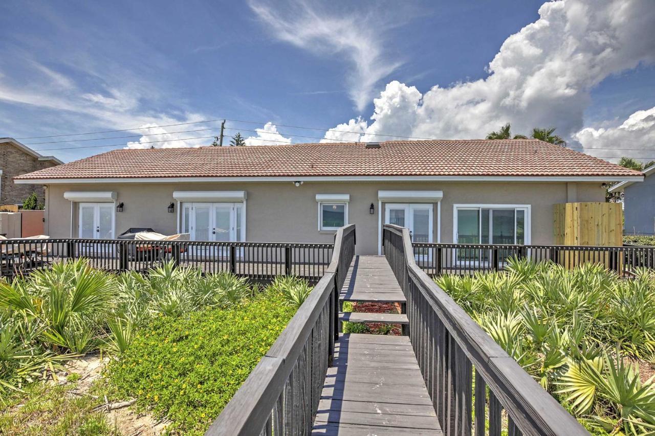 Oceanfront Oasis In Flagler Beach With Deck And Views! Exteriör bild